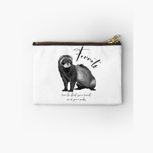 Item preview, Ferrets, here to steal your heart and your socks designed and sold by bettiena.