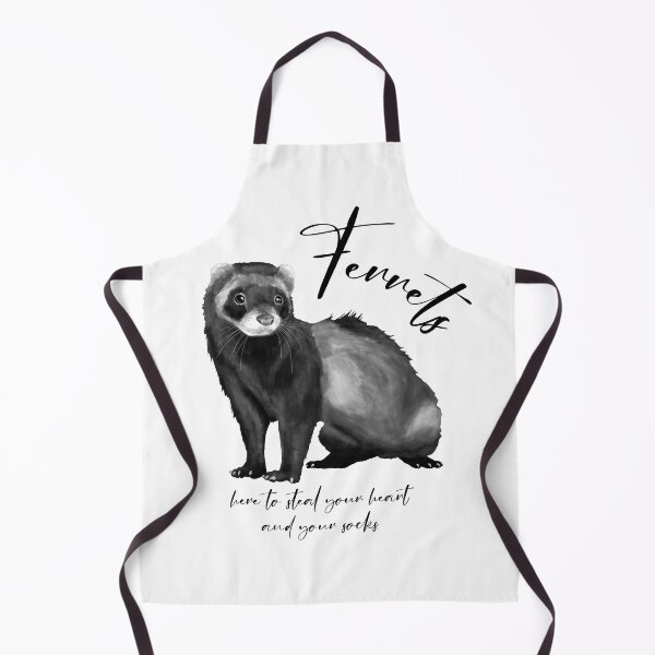 Item preview, Ferrets, here to steal your heart and your socks designed and sold by bettiena.