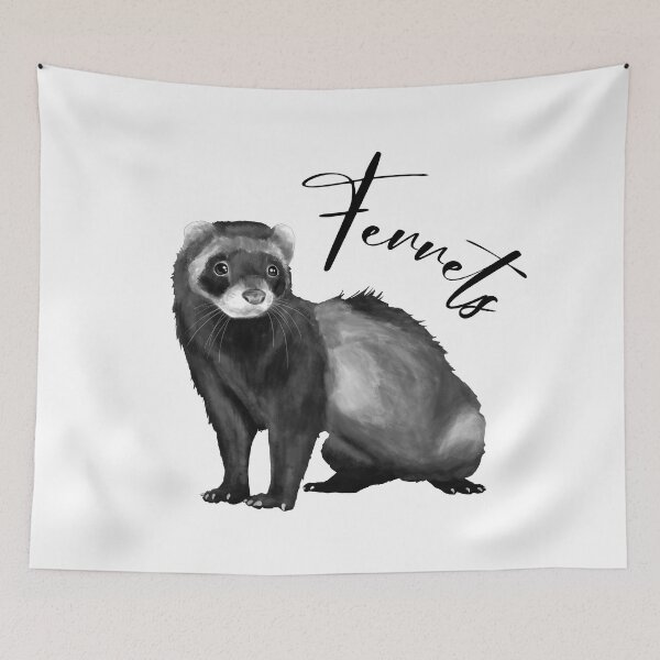 Item preview, Ferrets, here to steal your heart and your socks designed and sold by bettiena.