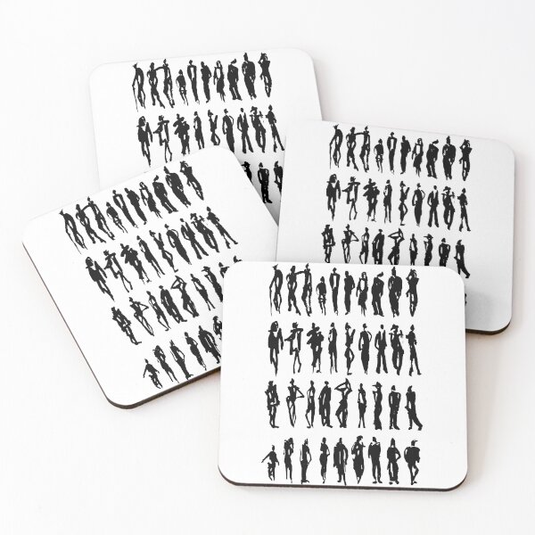 Item preview, Silhouettes designed and sold by angelo cerantola.