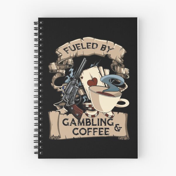 Item preview, Fueled By Gambling And Coffee Gambler Coffee Lover designed and sold by OmmeDesigns.