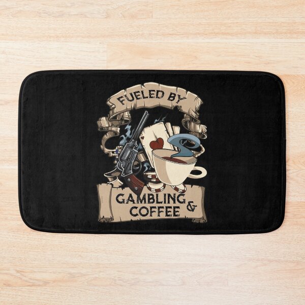 Item preview, Fueled By Gambling And Coffee Gambler Coffee Lover designed and sold by OmmeDesigns.
