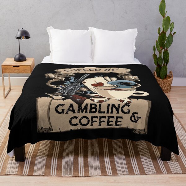 Item preview, Fueled By Gambling And Coffee Gambler Coffee Lover designed and sold by OmmeDesigns.