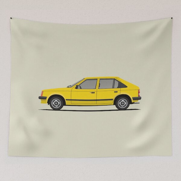 Item preview, Kadett D - Astra Mk1 - yellow designed and sold by knappidesign.