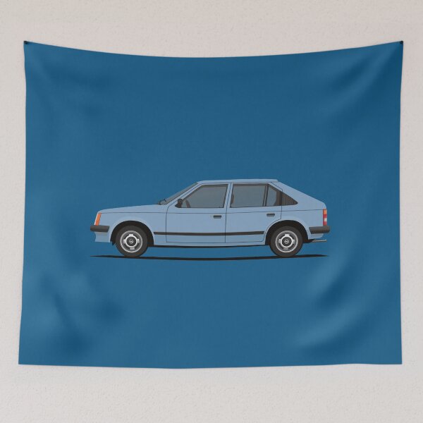 Item preview, Kadett D - Astra Mk1 - light blue designed and sold by knappidesign.