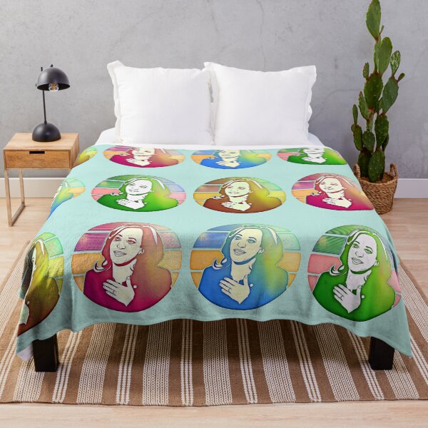 Item preview, Kamala Harris meets Andy Warhol in beautiful colors designed and sold by CristalleLisa.