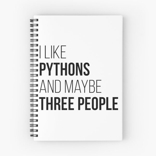 Item preview, I Like Pythons And Maybe Three People  | Gift shirt designed and sold by trending-cats.