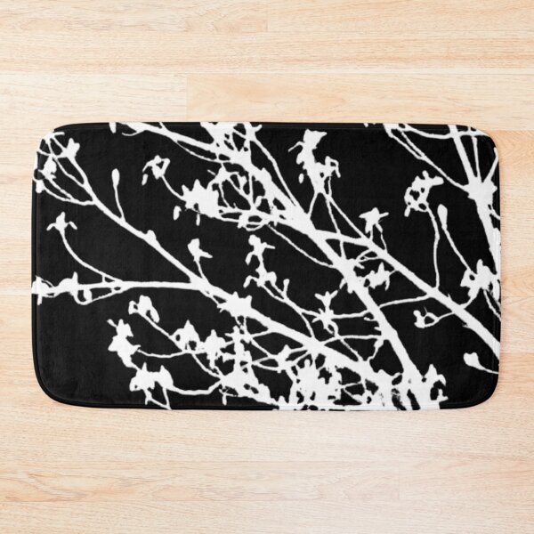 Item preview, Spring's Bloom White On Black Background designed and sold by Rosinda.