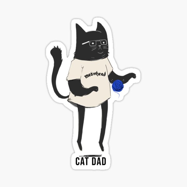 Item preview, cat dad designed and sold by ururuty.