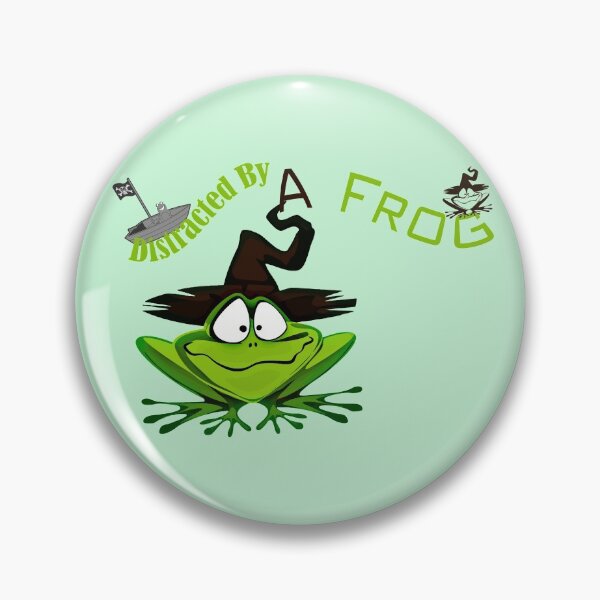 Item preview, Easily Distracted By Frogs- t-shirts and stickers designed and sold by J0TEE.