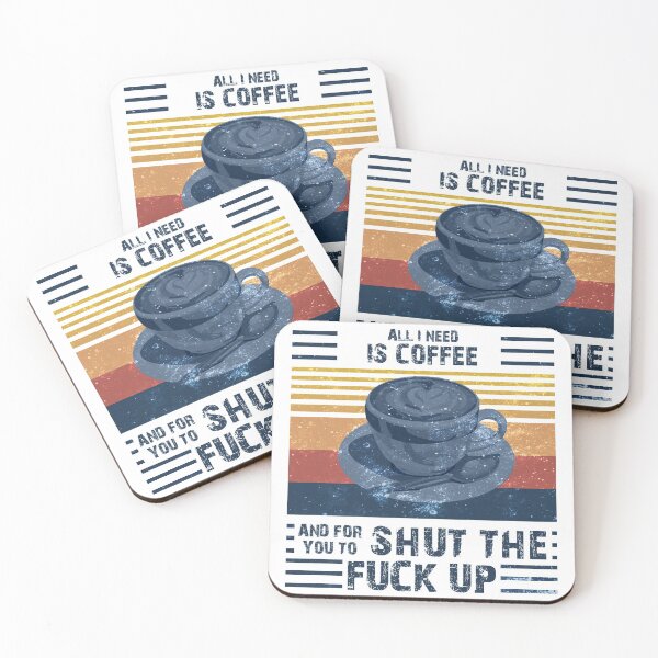 Item preview, Coffee and Silence - Vintage designed and sold by ZartyDesigns.