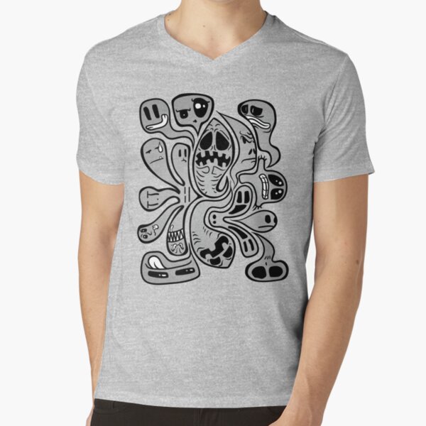Buuuu !!!! T-Shirt mit V-Ausschnitt
