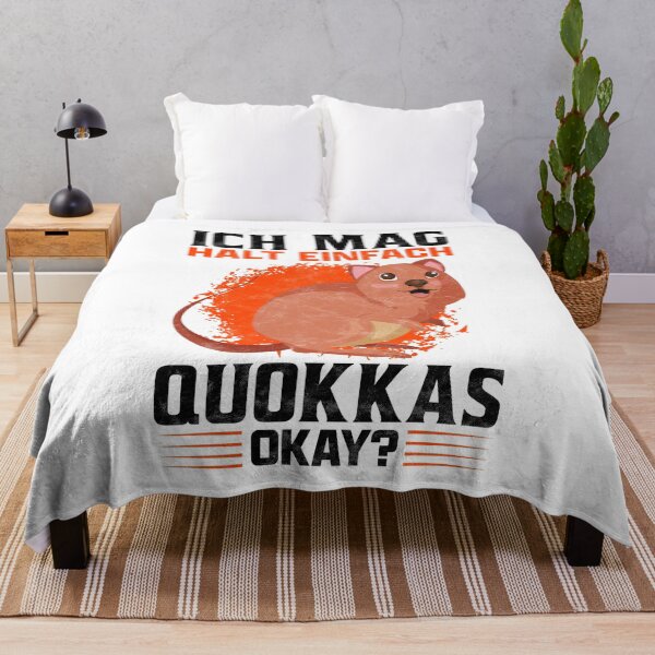 Artikelvorschau, Ich mag halt Quokka lustiger Beuteltier Spruch entworfen und verkauft von madgrfx.