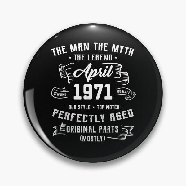 Item preview, Man Myth Legend April 1971 50th Birthday For 50 Yrs Old Gift  designed and sold by suzanso.