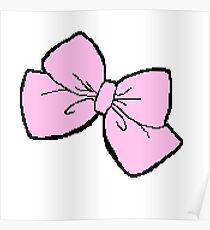 Pink Bow Poster