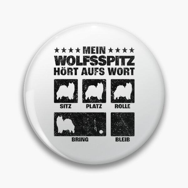 Item preview, Wolfsspitz dog tricks German Spitz dog trainer humor designed and sold by madgrfx.
