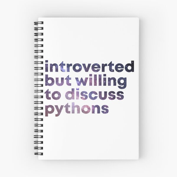Item preview, Introverted but willing to discuss Pythons  | Gift shirt designed and sold by trending-cats.
