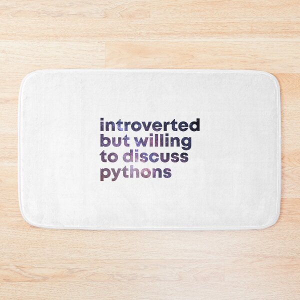 Item preview, Introverted but willing to discuss Pythons  | Gift shirt designed and sold by trending-cats.