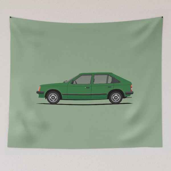 Item preview, Kadett D - Astra Mk1 - green designed and sold by knappidesign.