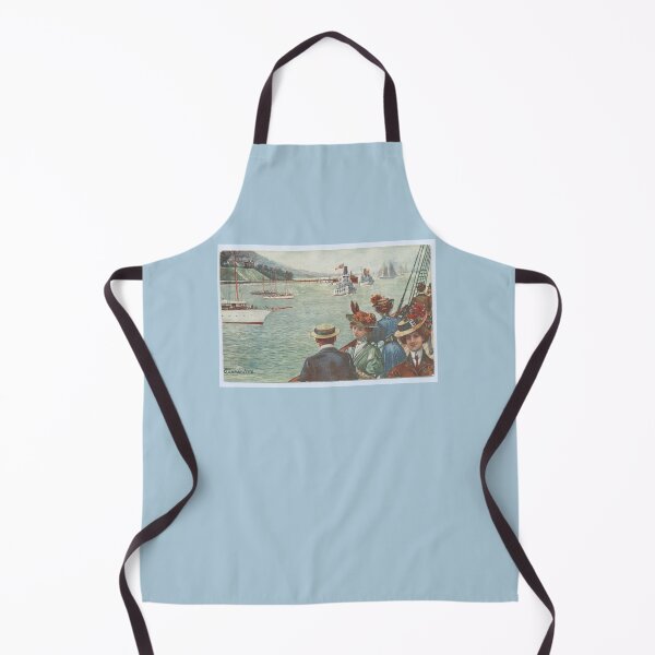 Item preview, Vintage Victorian Nautical Harbor Port Design designed and sold by kmcs.