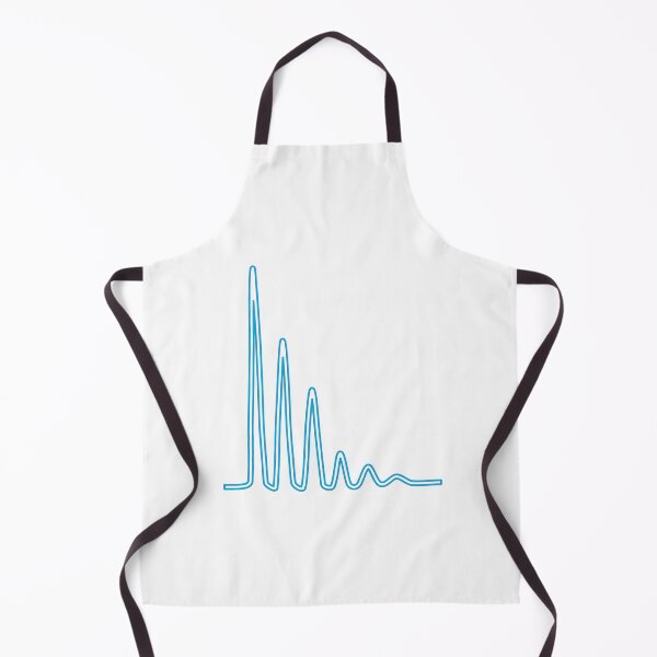 Item preview, Mass Peak Envelope - Blue on Light Background designed and sold by Artsy-Chemist.