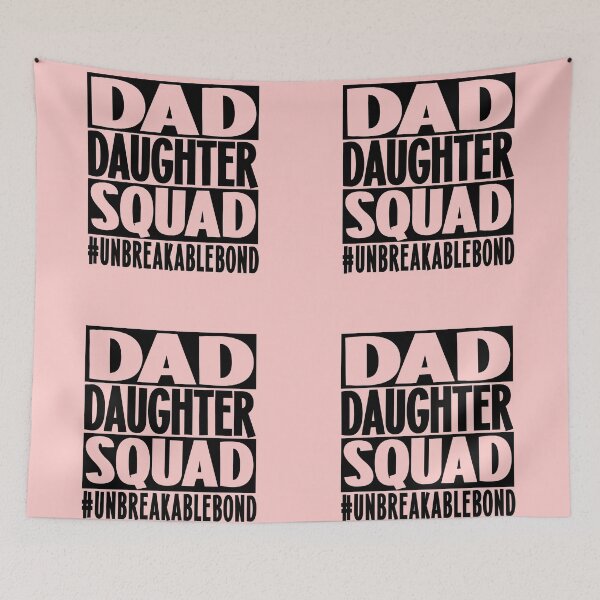 Item preview, DAD AND DAUGHTER SQUAD designed and sold by SOLSKETCHES.