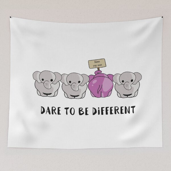 Item preview, Dare to be different designed and sold by RebeccaRe.