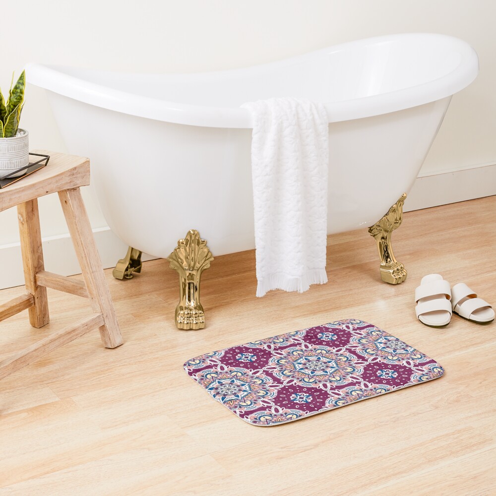 Dharma (Pompadour) Bath Mat