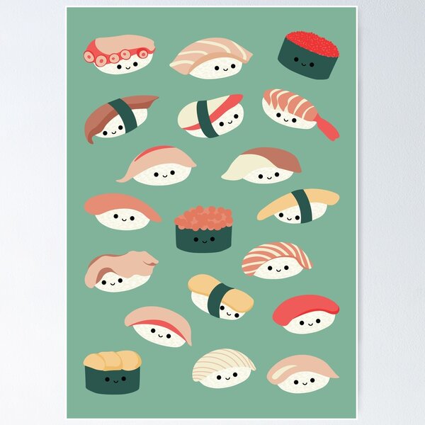 Item preview, Sushi platter designed and sold by duckiearts.
