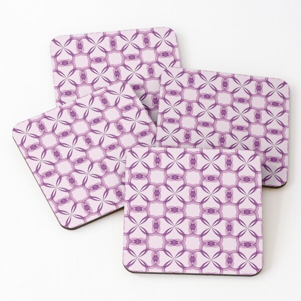 Artikelvorschau, Kettenglied Dusty Pink Hearts Lattice entworfen und verkauft von BoundedChaos.