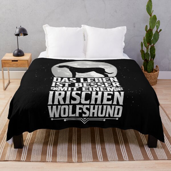 Item preview, Life is better with an Irish Wolfhound Greyhound saying designed and sold by madgrfx.