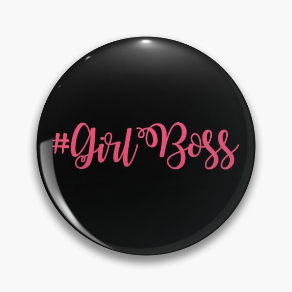 Item preview, #GirlBoss in Pink Script designed and sold by Bumblefuzzies.