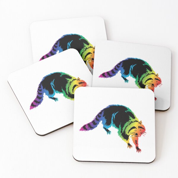 Item preview, Rainbow Raccoon designed and sold by sprayrainbow.