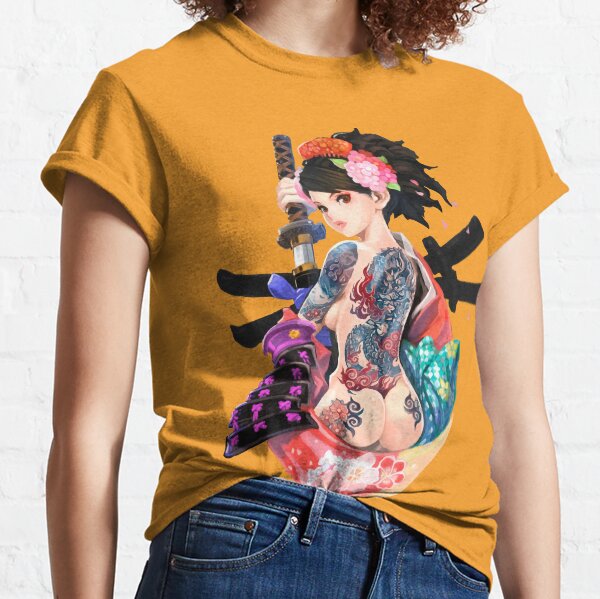 Chica Yakuza Camiseta clásica