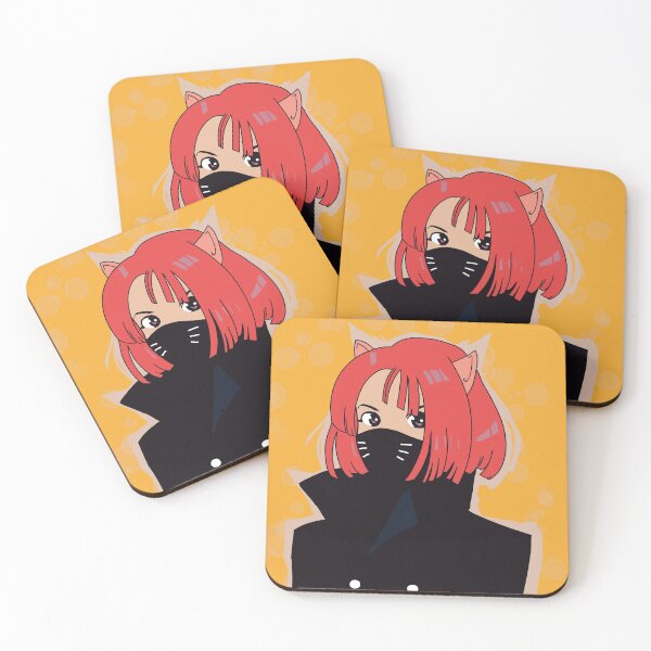 Item preview, Anime Cat Girl with a Face Mask Cute Poster designed and sold by doodlingjay.
