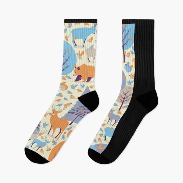 Item preview, Bear, deer and co forest animals pattern designed and sold by Birdhead.