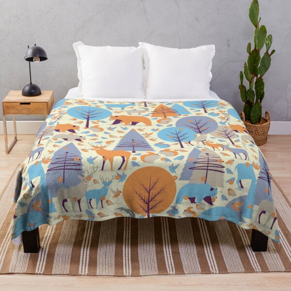 Item preview, Bear, deer and co forest animals pattern designed and sold by Birdhead.