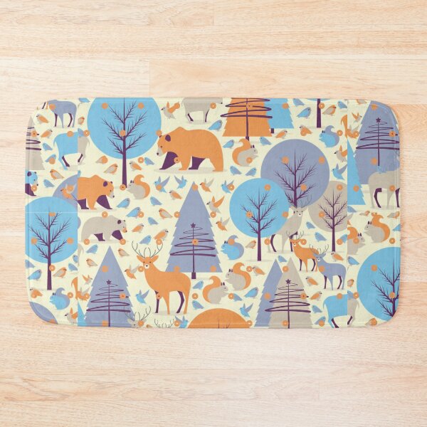 Item preview, Bear, deer and co forest animals pattern designed and sold by Birdhead.