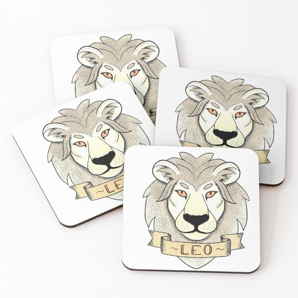 Item preview, Zodiac Leo Tattoo Print designed and sold by JurassicGems.