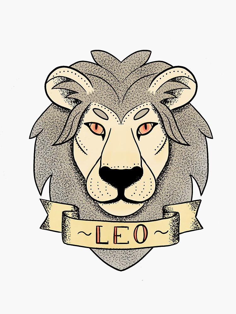 Zodiac Wheel with sign of Leo. Tattoo design Stock Vector | Adobe Stock