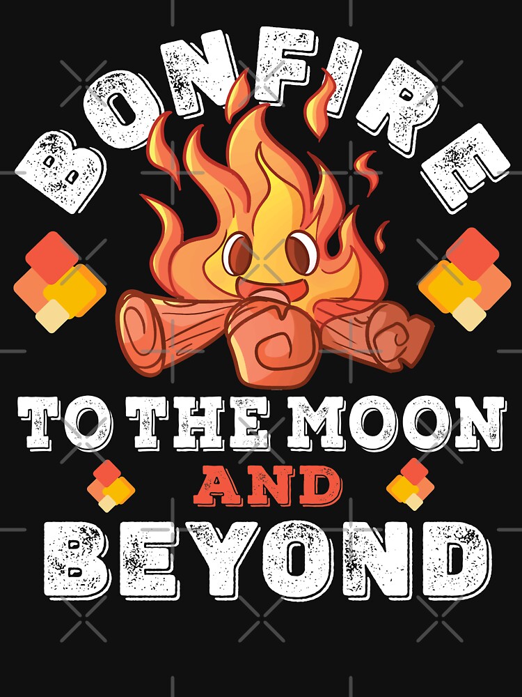 Bonfire Coin To The Moon and Beyond For Bonfire Crypto by CWartDesign