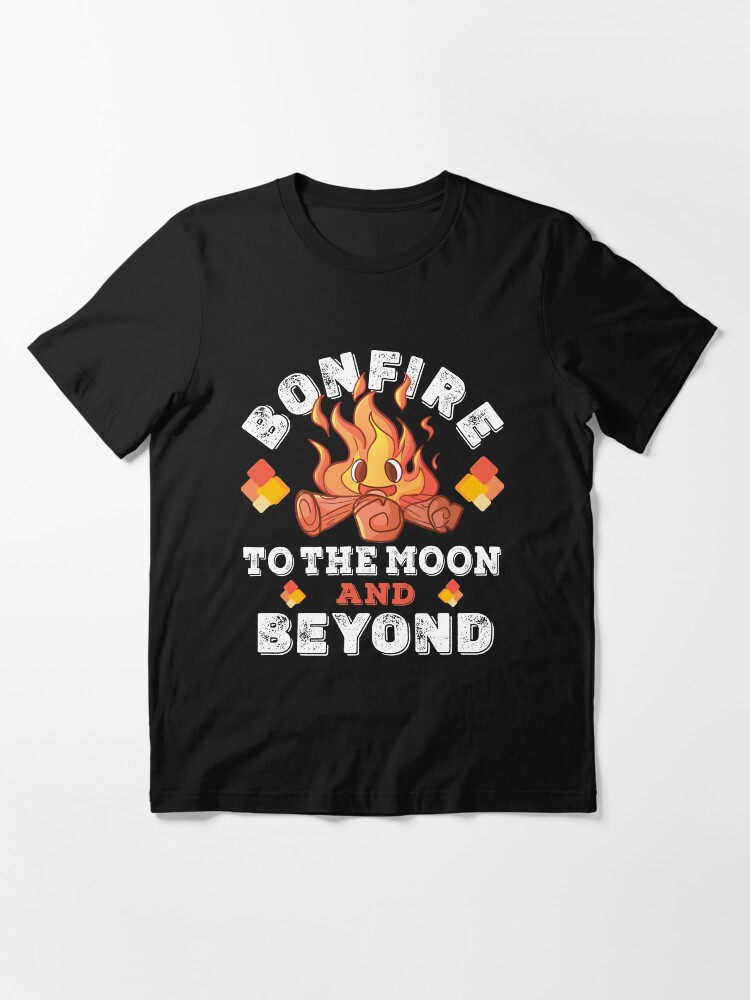 Alternate view of Bonfire Coin To The Moon and Beyond For Bonfire Crypto Essential T-Shirt