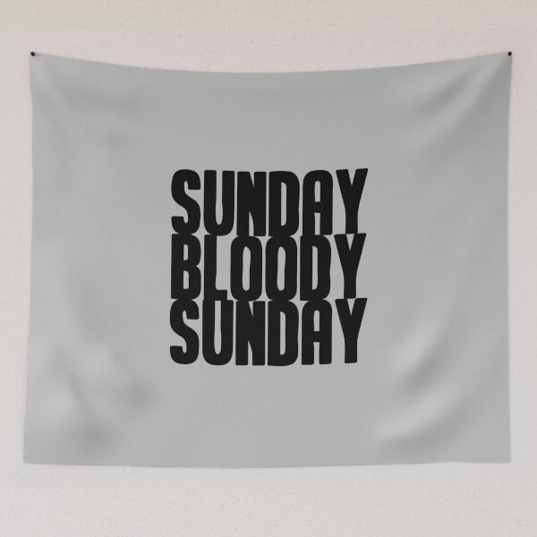 Item preview, Sunday Bloody Sunday, black designed and sold by perezzzoso.