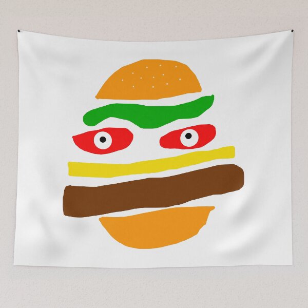 Item preview, hamburger face designed and sold by valwerty.