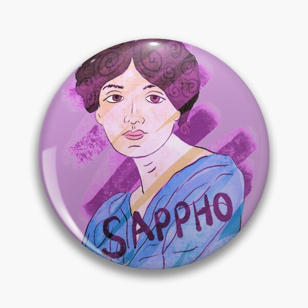 Item preview, Sappho Greek statue illustration designed and sold by iliketeas.