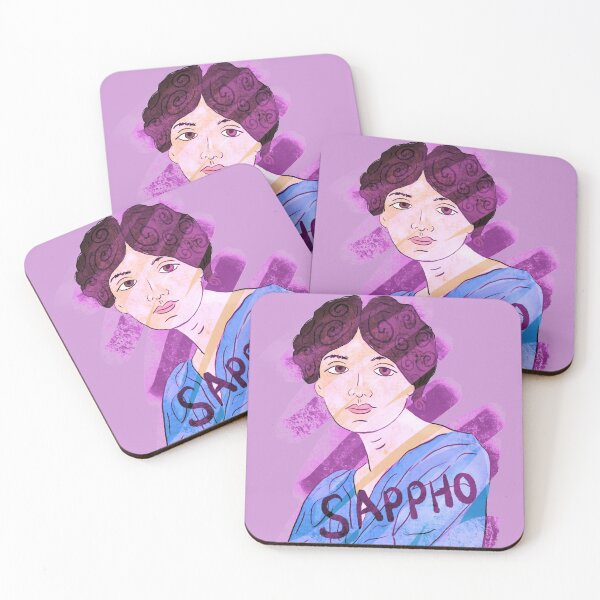 Item preview, Sappho Greek statue illustration designed and sold by iliketeas.