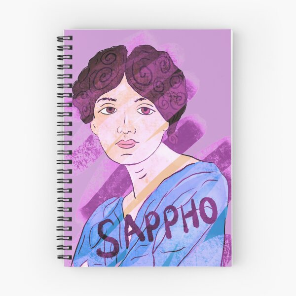Item preview, Sappho Greek statue illustration designed and sold by iliketeas.
