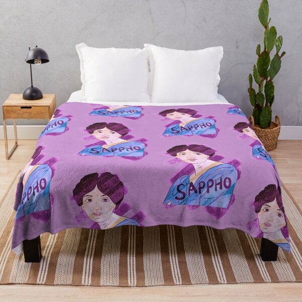 Item preview, Sappho Greek statue illustration designed and sold by iliketeas.