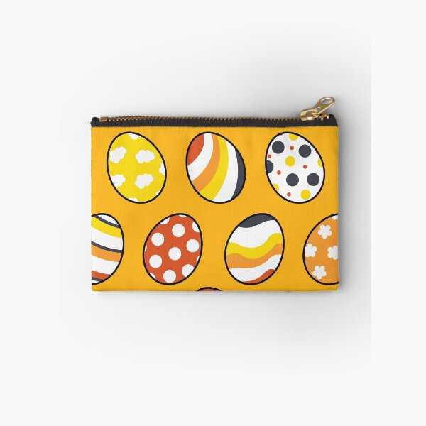 Item preview, Egg Pattern | Yellow Orange Gray | Stripes Clouds Flowers Dots | Light Yellow designed and sold by Wintre2.