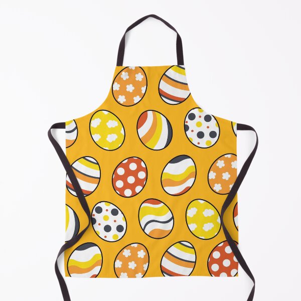 Item preview, Egg Pattern | Yellow Orange Gray | Stripes Clouds Flowers Dots | Light Yellow designed and sold by Wintre2.